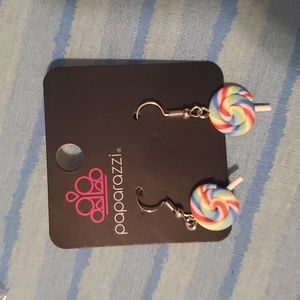 Rainbow Lollipop earrings